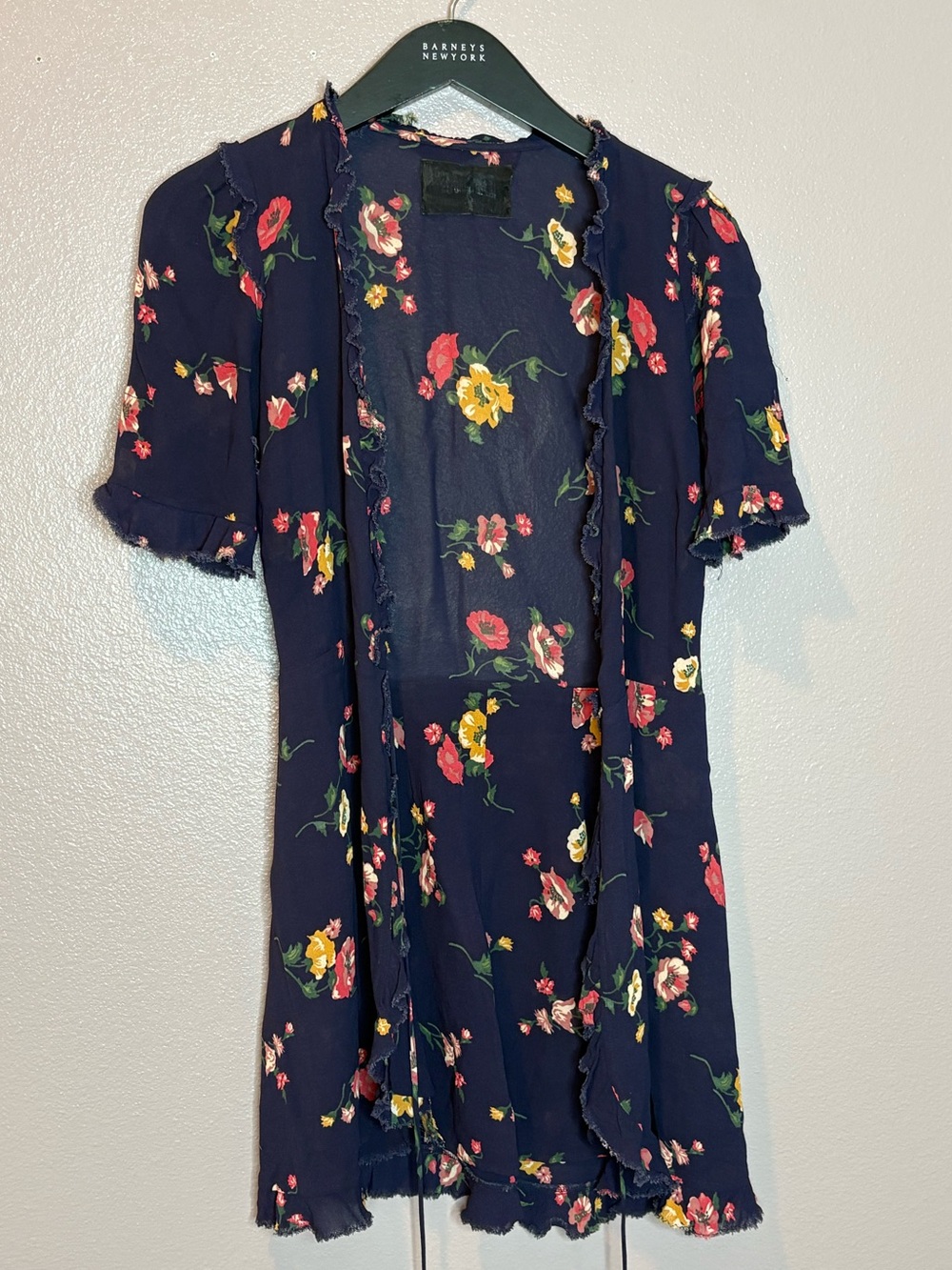 Floral Navy Mini Dress
